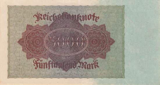 5000 Mark 1922 ro.77 F